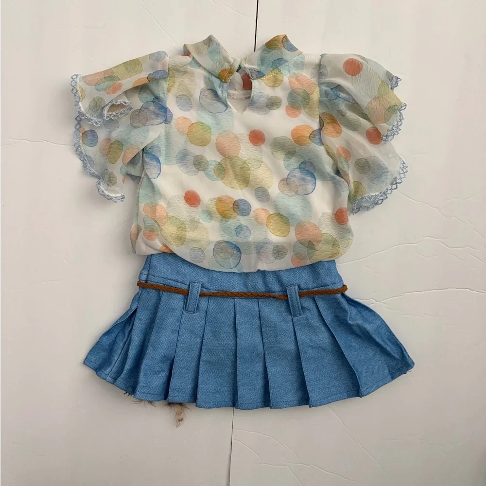 Colorful Polka Dress‎